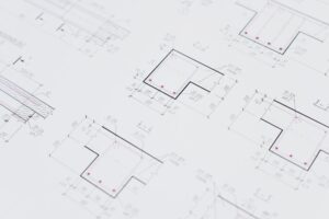 最新住宅デザインの建築平面図