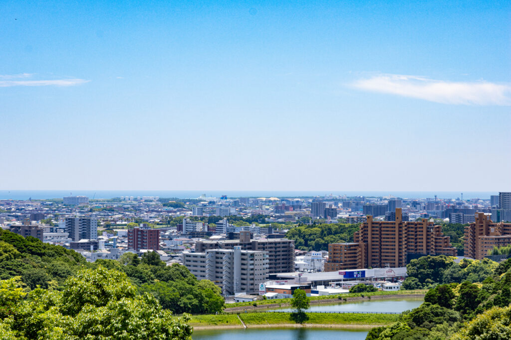 宮崎県宮崎市の街並み